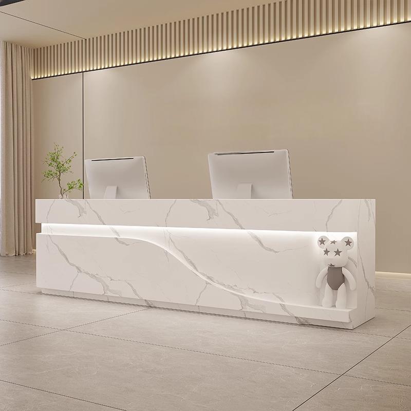 Solid Surface Reception Desk for Hotels & Hospitality Areas