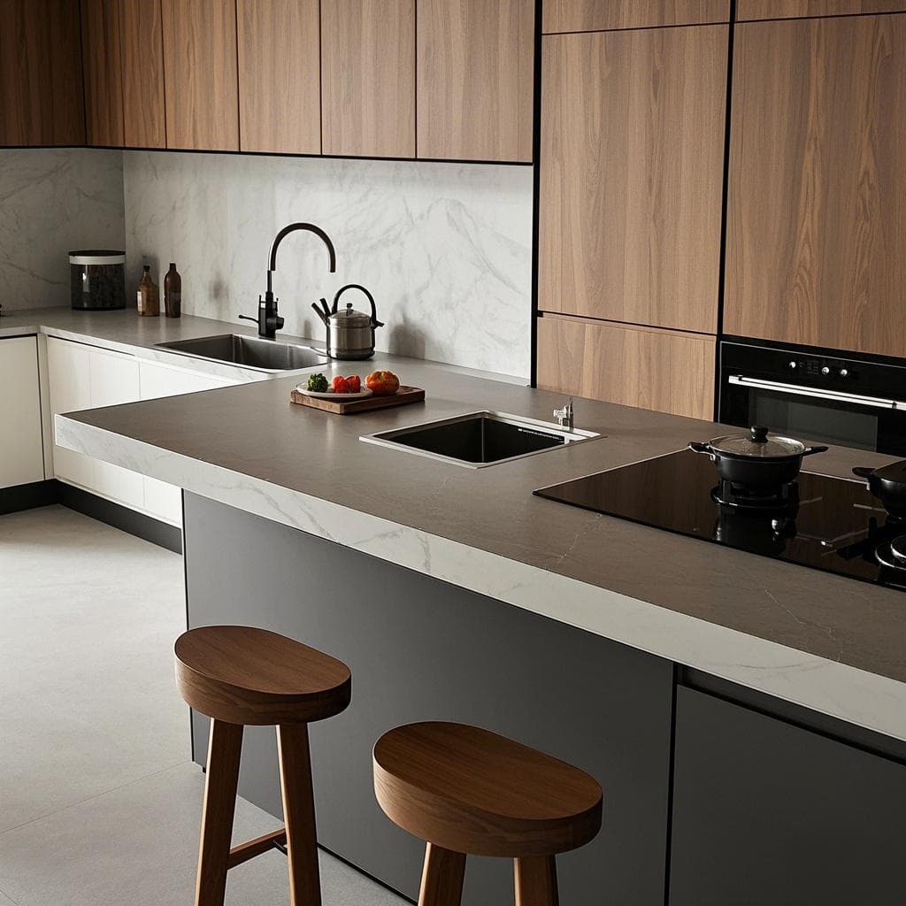 custom fabricated calacatta quartz countertops custom fabricated calacatta quartz countertops