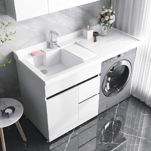 Custom Solid Surface Balcony Laundry Countertop Custom Solid Surface Balcony Laundry Countertop