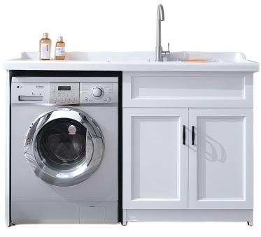 Calacatta Quartz Laundry Top with Undermount Basin Calacatta Quartz Laundry Top with Undermount Basin