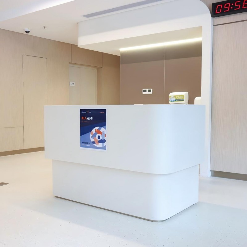 Solid Surface Reception Desk