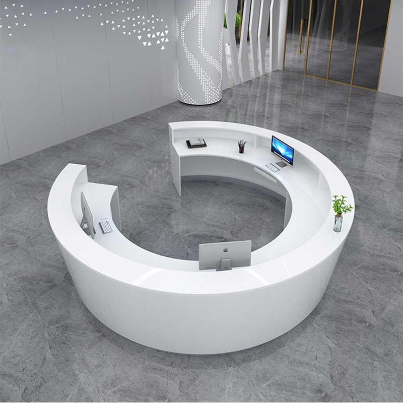 Large Round Shaped Reception Counter Large Round Shaped Reception Counter