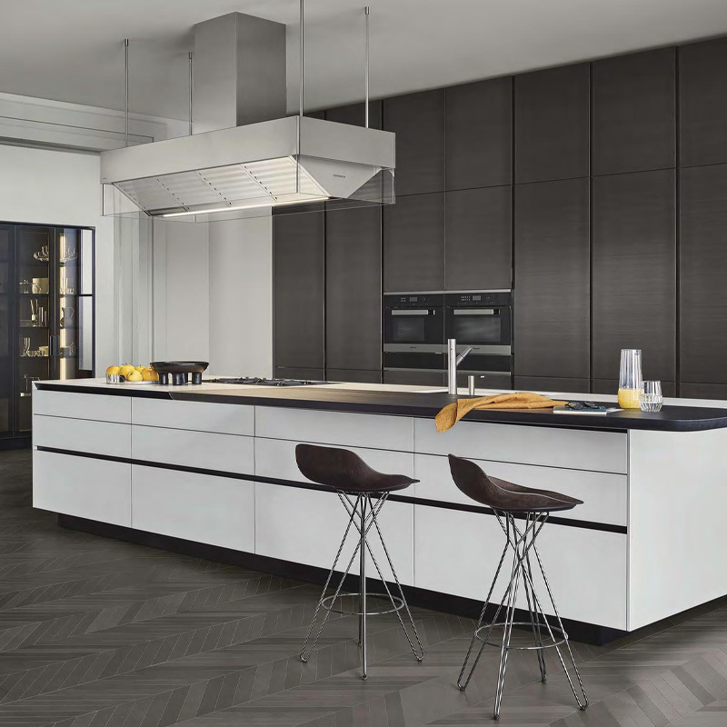 Waterfall Edge Kitchen Island Counter